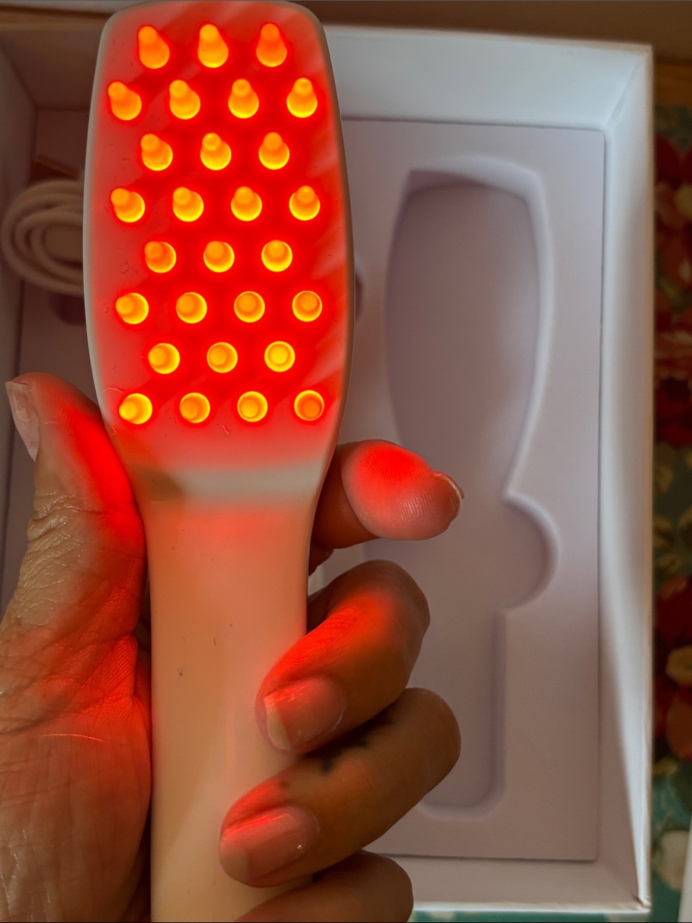 Red Light Hair Brush, Led Hair Brush, NWT
